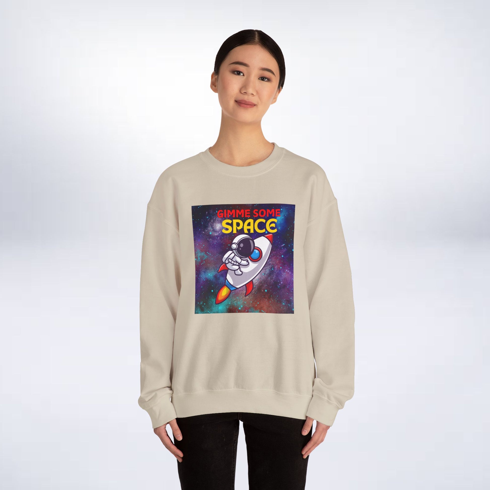 Unisex Space Sweatshirt (Gimme some space) Sleek Tee