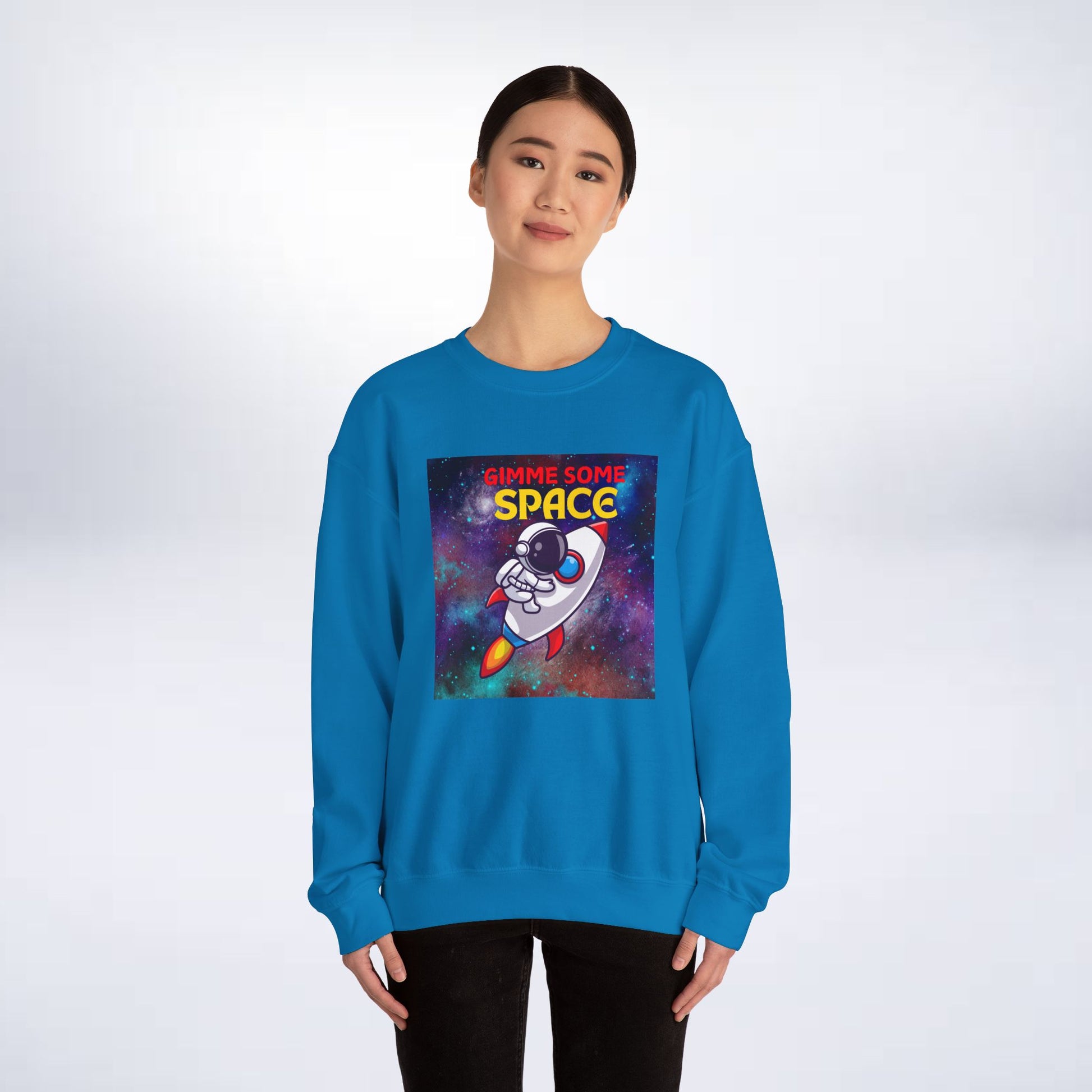 Unisex Space Sweatshirt (Gimme some space) Sleek Tee