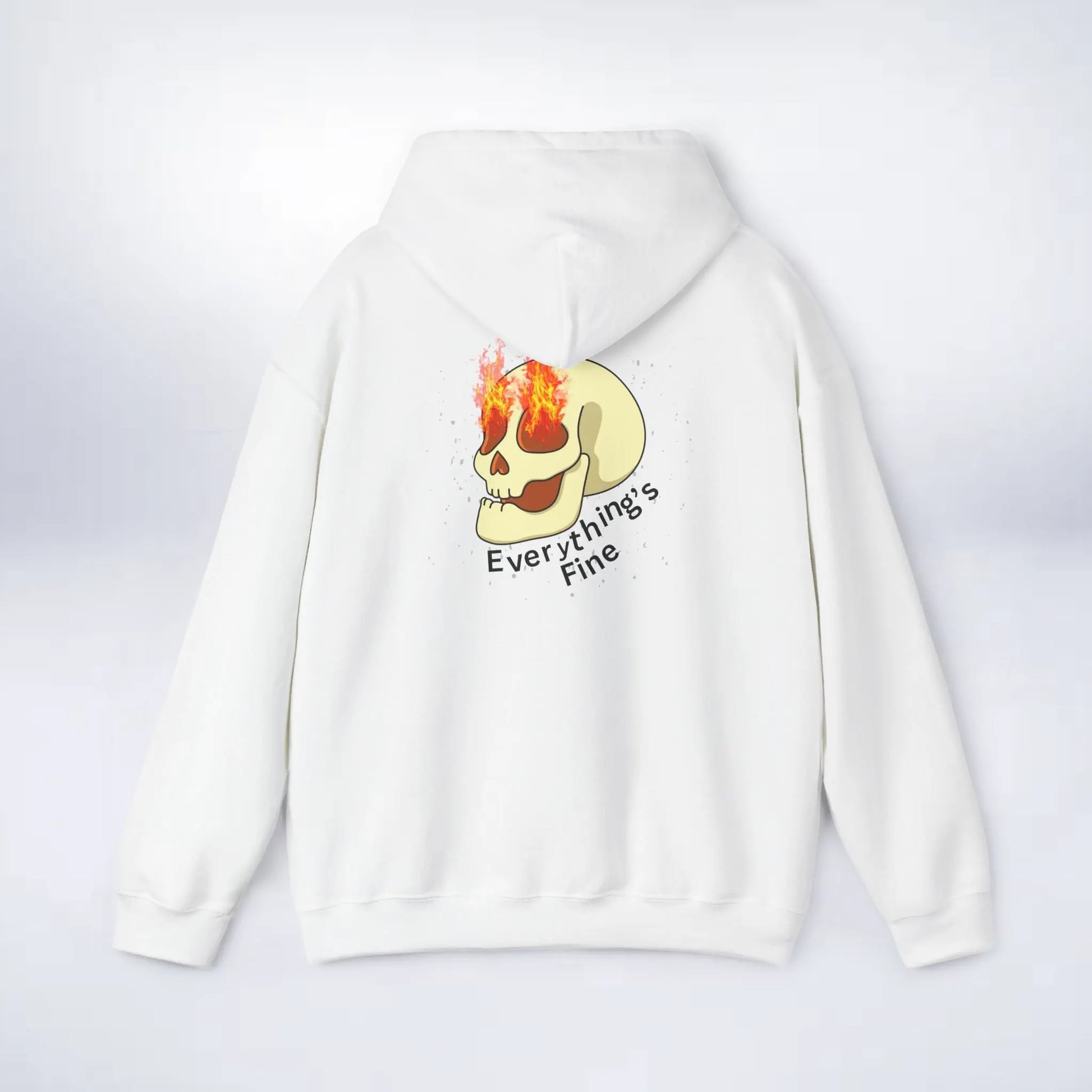 Unisex Skeleton Hoodie (Every thing is fine) Sleek Tee