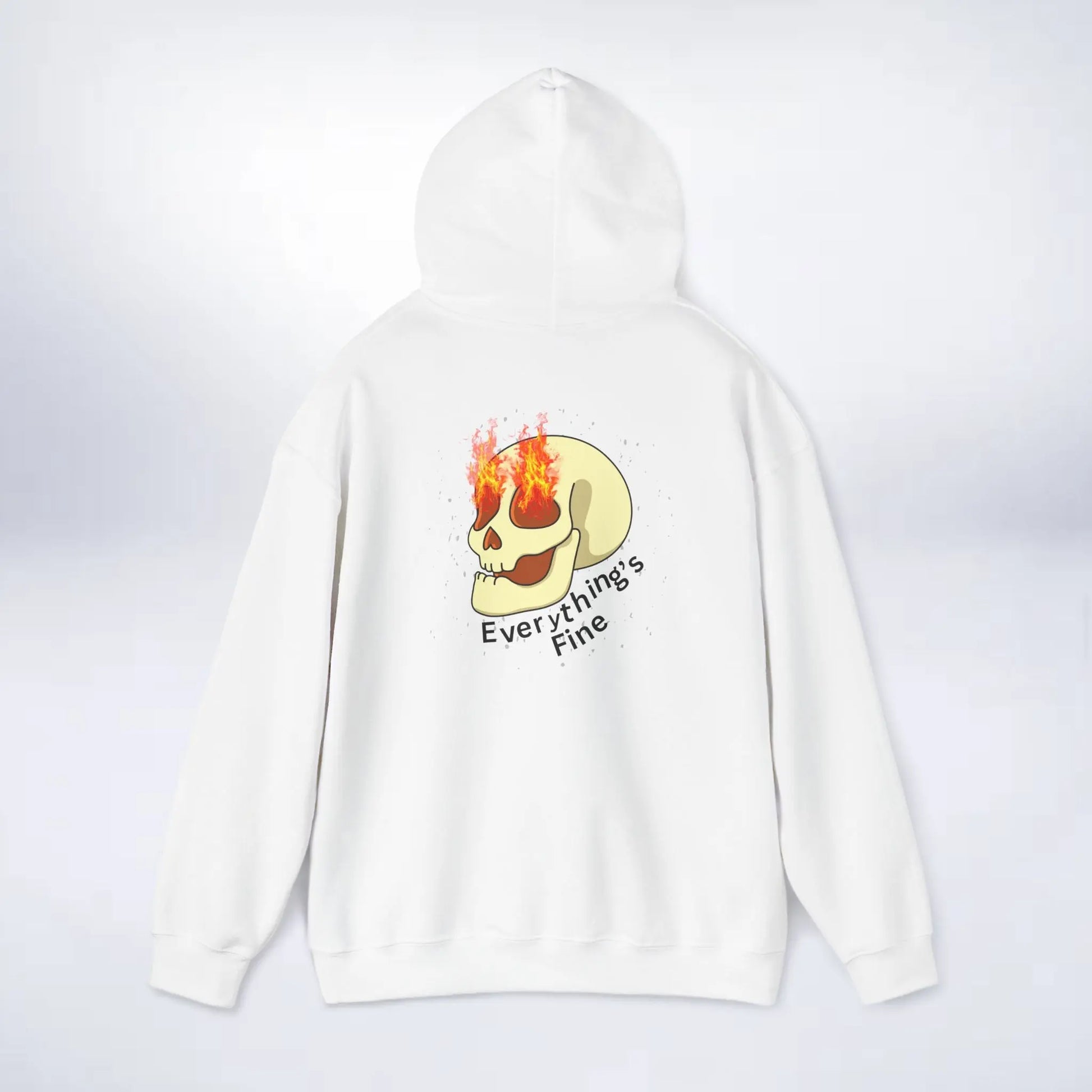 Unisex Skeleton Hoodie (Every thing is fine) Sleek Tee