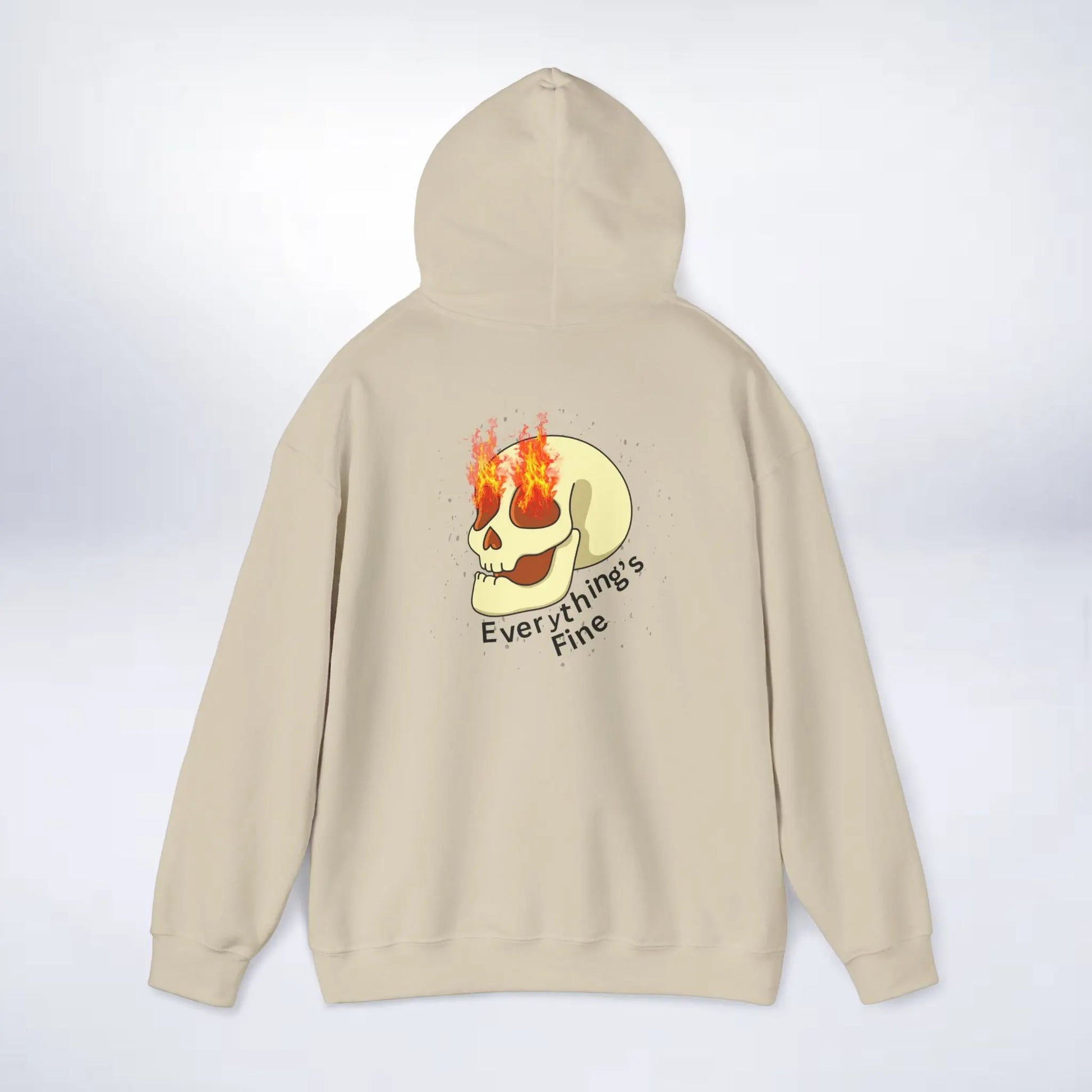 Unisex Skeleton Hoodie (Every thing is fine) Sleek Tee