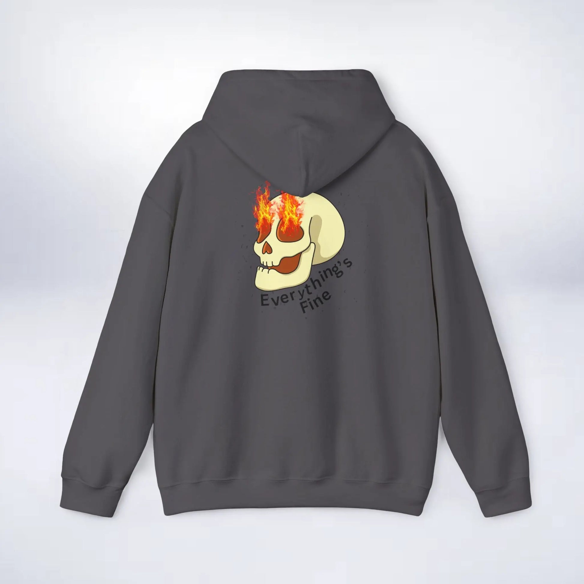 Unisex Skeleton Hoodie (Every thing is fine) Sleek Tee